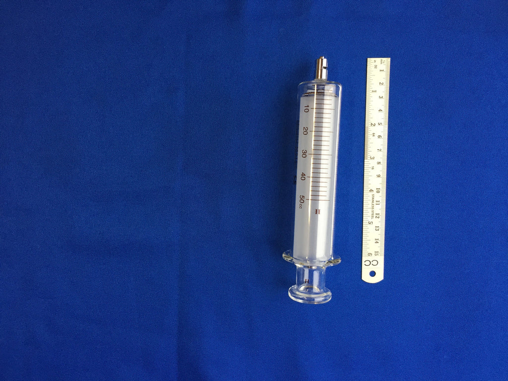 SYRINGE,50CC GLASS,LUER