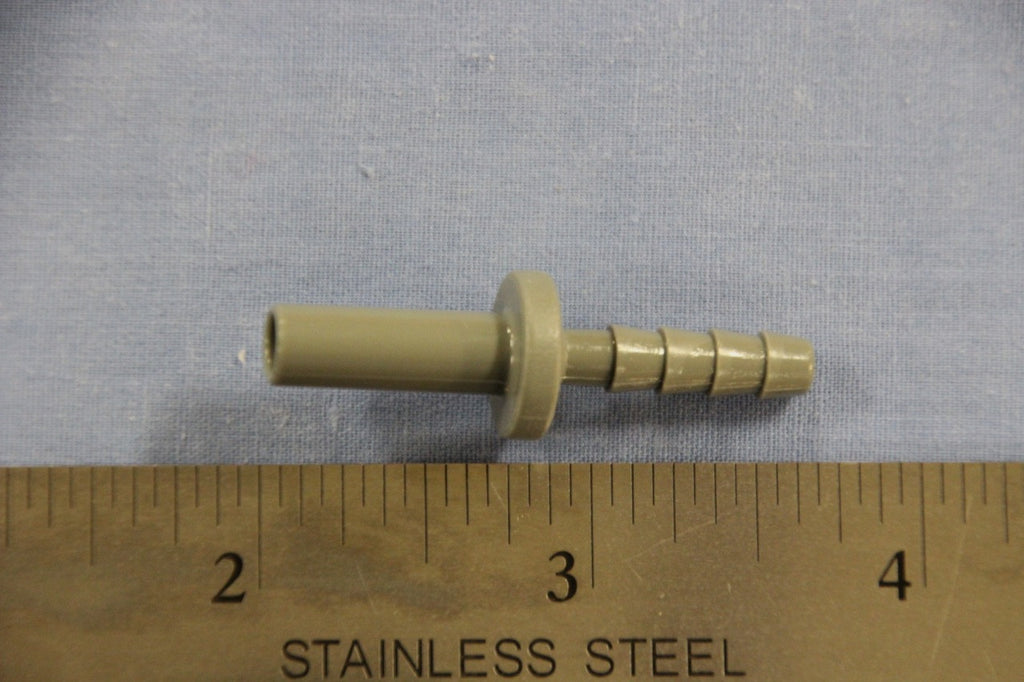 FITTING ONE TOUCH TO BARB 1/4 X 3/16 GRY