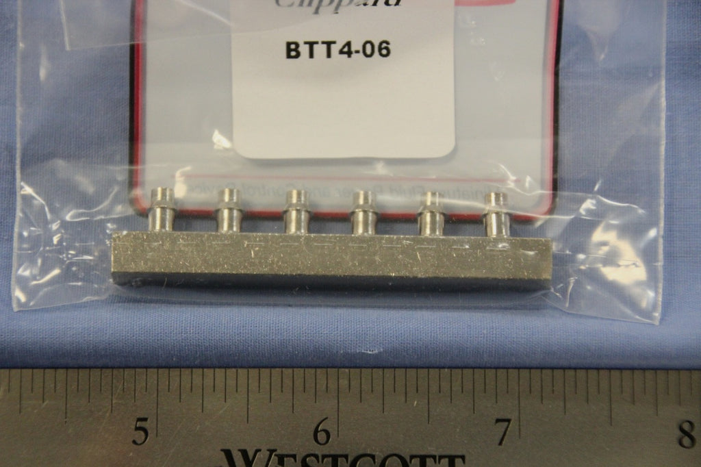 MANIFOLD, 6 STATION, 10-32, 1 8 ID BARB