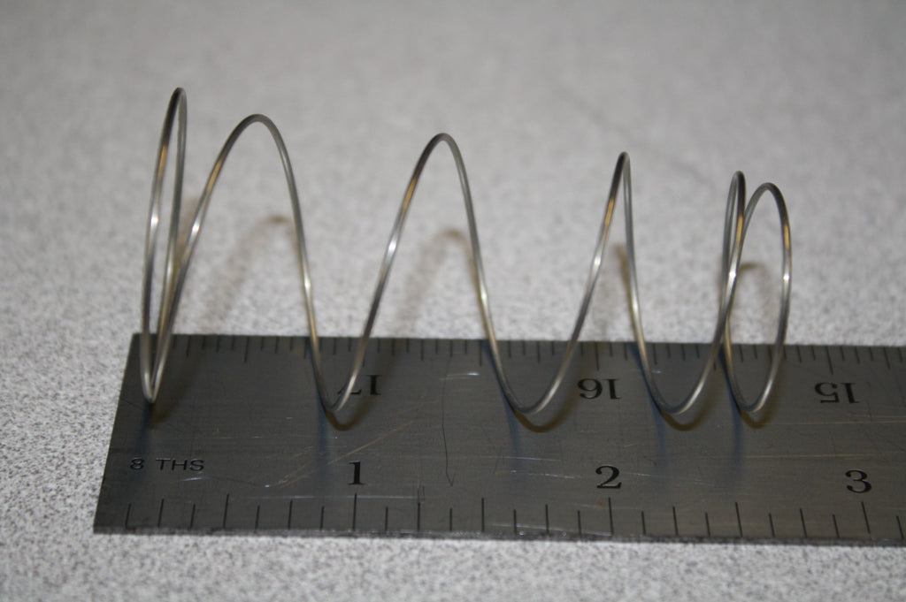 SPRING, CONICAL, COMPRESSION, SMALL ID .86 X LARGE ID 1.24