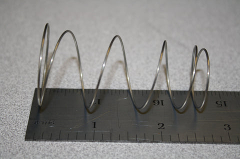 SPRING, CONICAL, COMPRESSION, SMALL ID .86 X LARGE ID 1.24