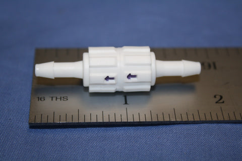 CHECK VALVE,1PSI,1/8 BARB